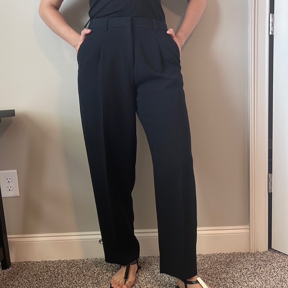 Wide leg trousers
